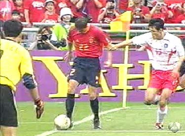 El gol anulado a España en Corea