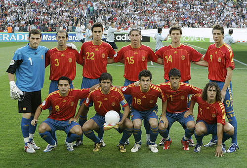 El partido de la Selección española