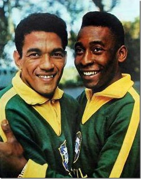 Garrincha y Pelé